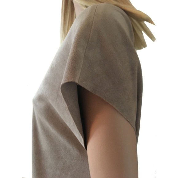 Aritzia Wilfred Free Nori Vegan Suede Dress Oversize Pockets - Picture 9 of 15